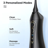 Water Flossers Oral Irrigator Rechargeable Portable Dental 3 Modes Water Tank for Teeth 300ML Waterproof Teeth Cleaner
