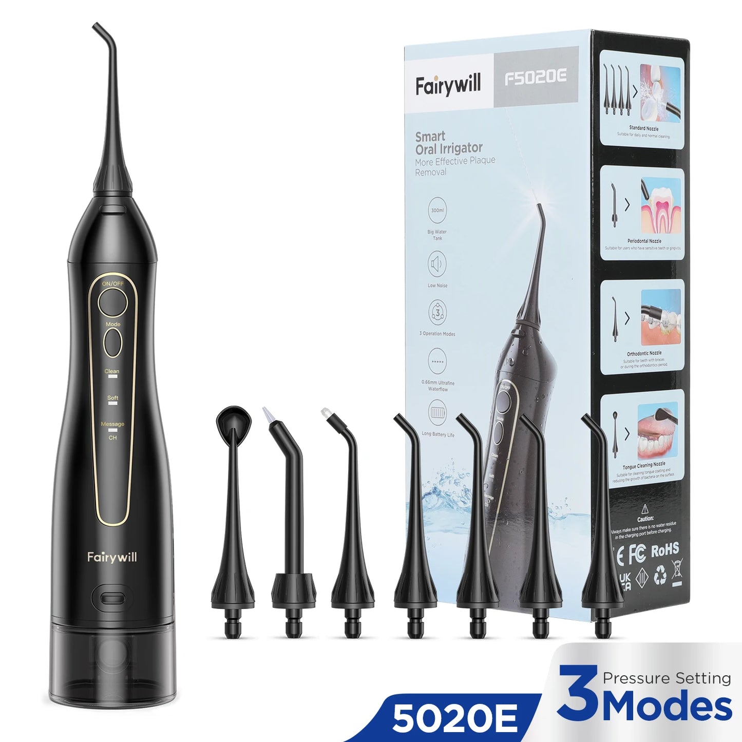 Hidrolimpiador Dental Portátil Premium™