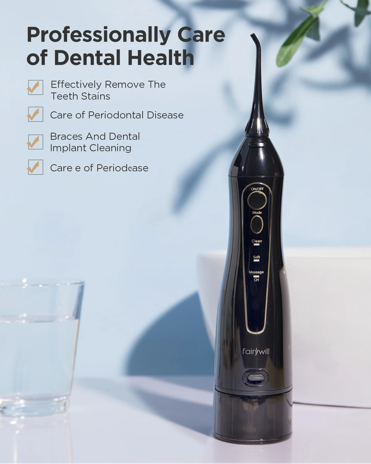Hidrolimpiador Dental Portátil Premium™